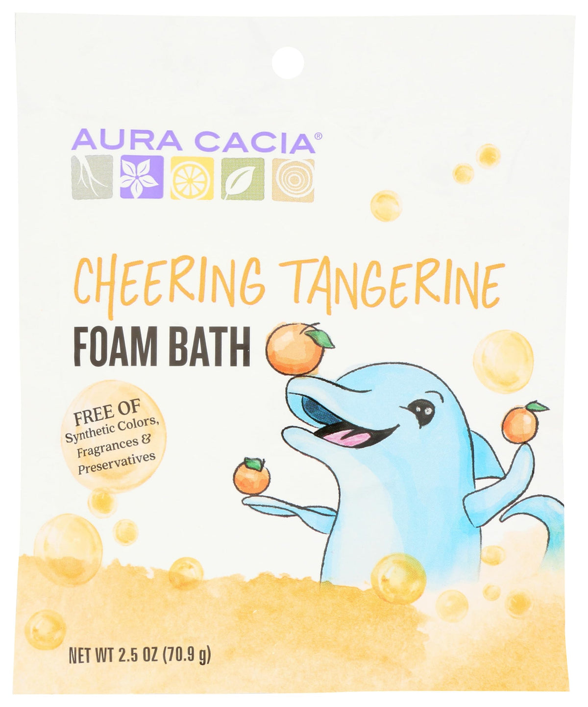 Aura Cacia Bath Foam Kid Cheering - 2.5 Ounce, Fun & Gentle Bath Time Experience