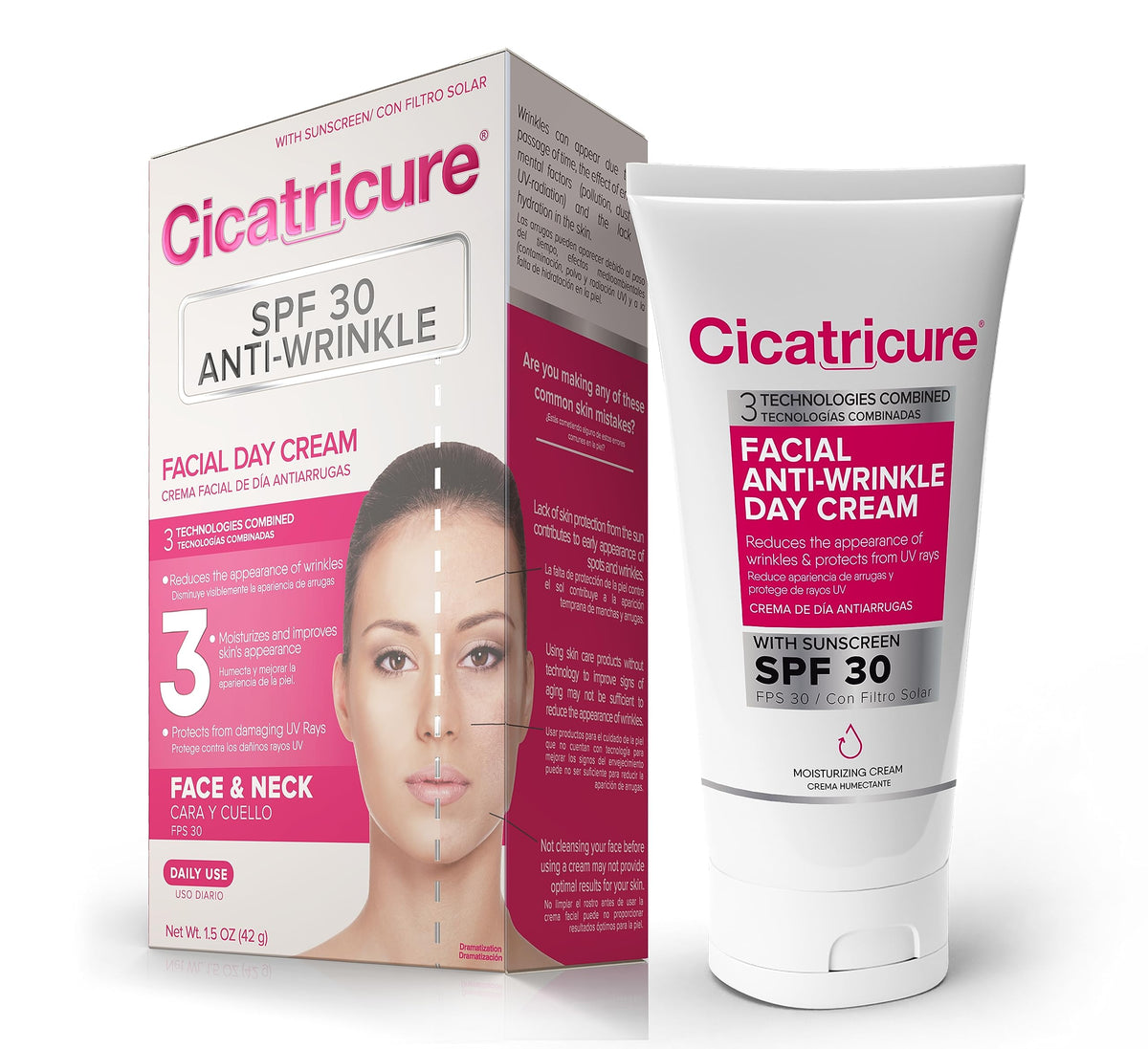 Cicatricure Advanced Face Cream Spf 30 - Anti-Aging Moisturizer For Fine Lines & Firmness, 1.5