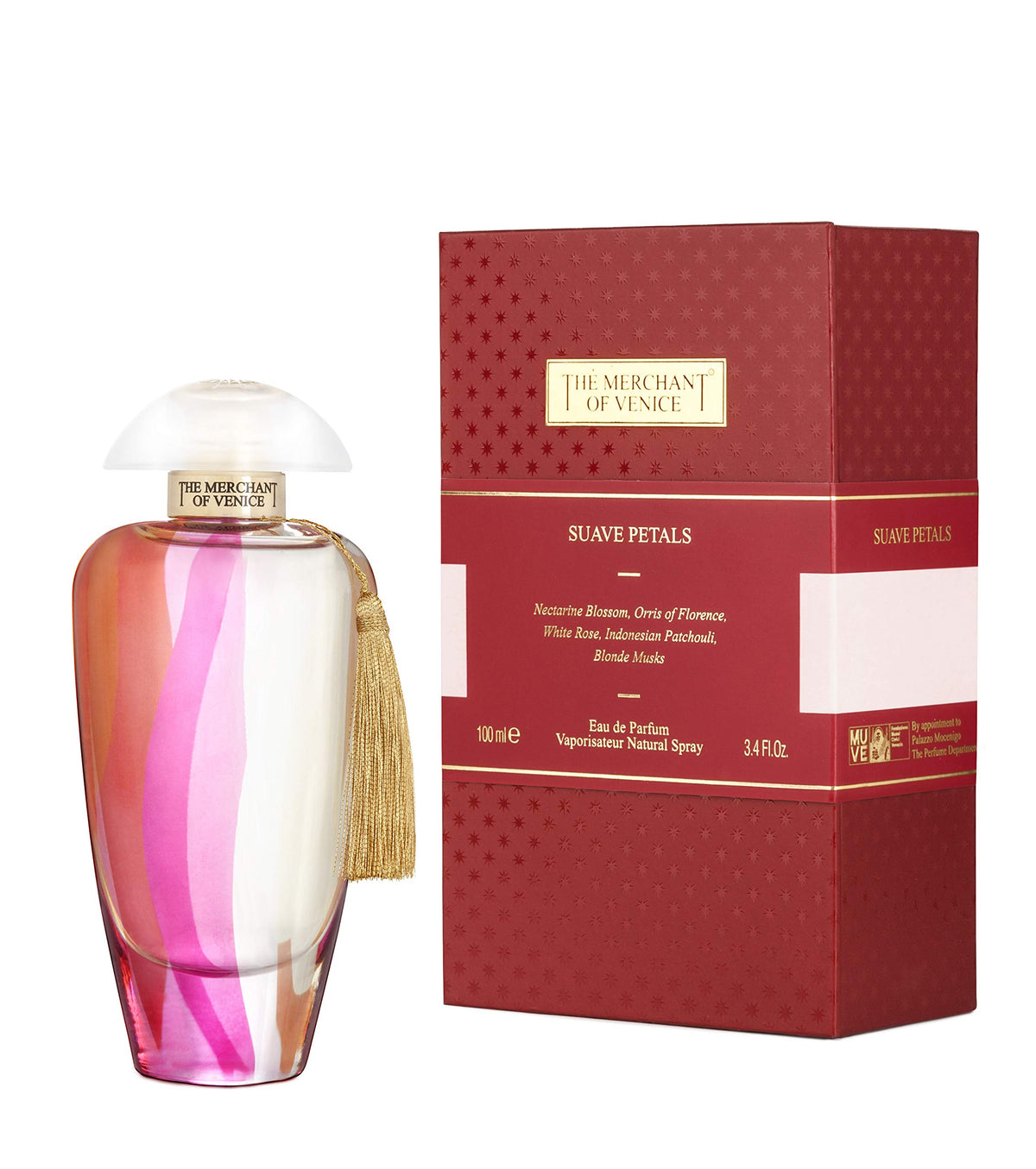 The Merchant of Venice Suave Petals Eau De Parfum Spray 3.4 Oz - Elegant Floral Fragrance for Women, Long-Lasting Scent