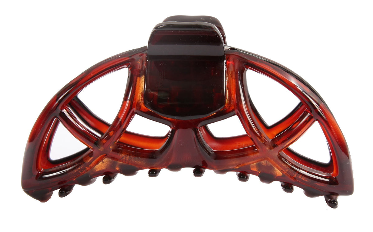 Caravan Tortoise Shell Slip & Water Proof Non-Metal Hair Claw, 0.5 Ounce