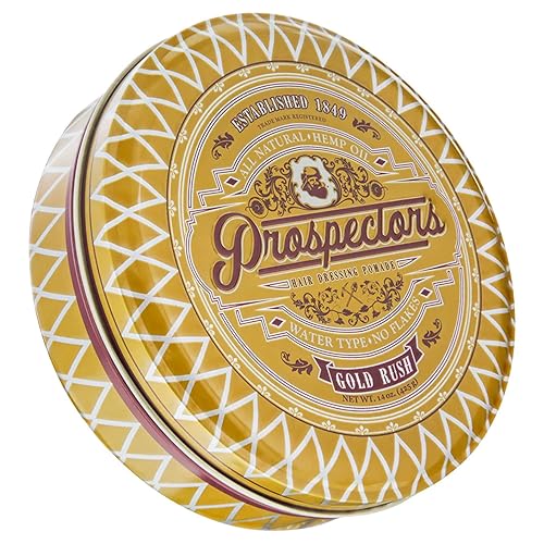 PROSPECTORS Gold Rush Hair Pomade - 14 oz Tin for Strong Hold & Style