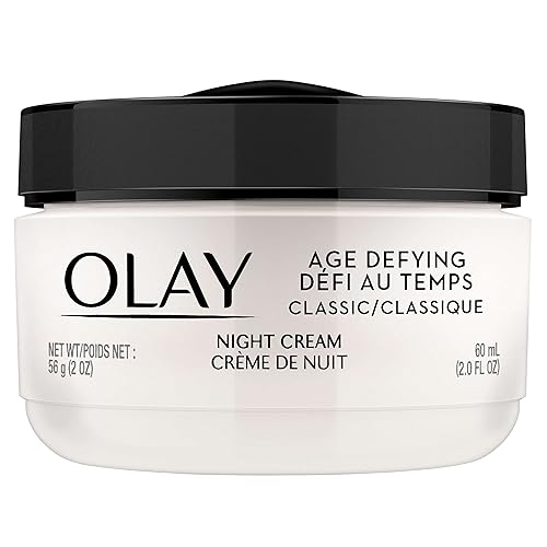 Olay Age Defying Classic Night Cream, 2 Fl Oz - Anti-Aging Moisturizer For Youthful Skin