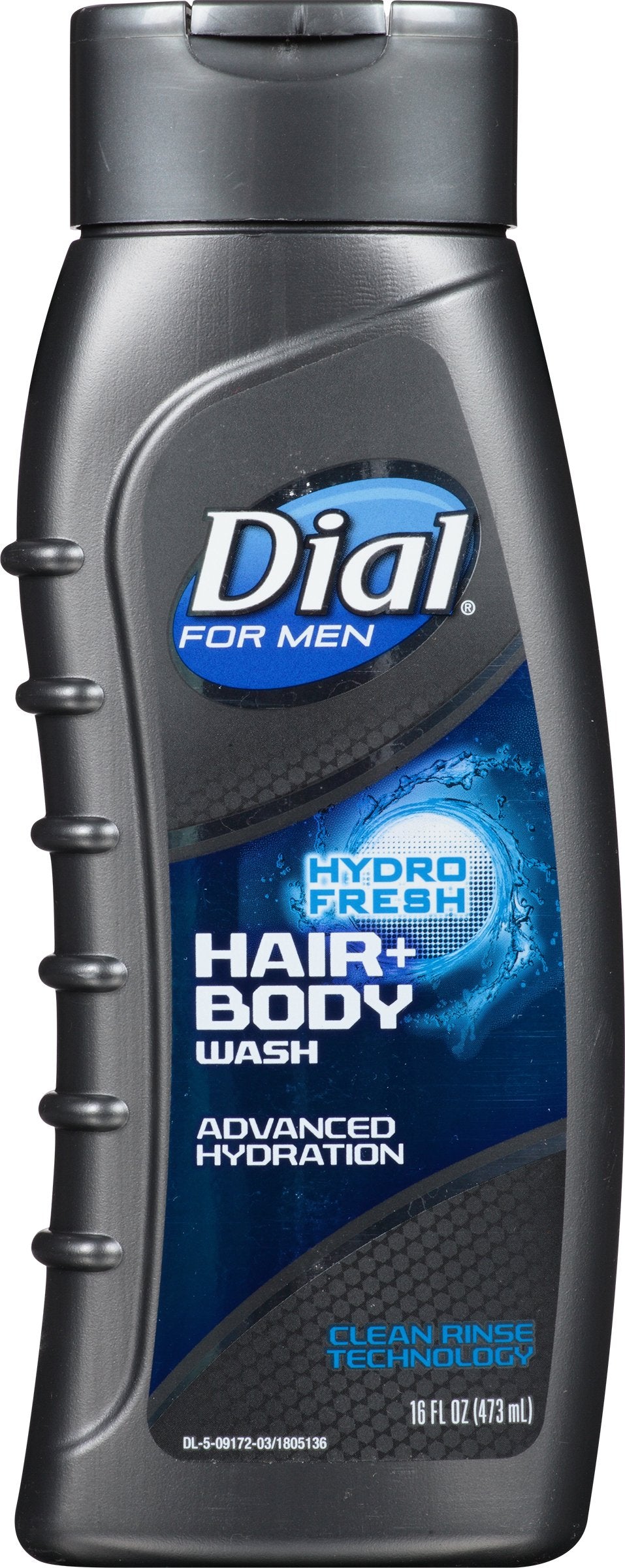 Dial For Men Hair And Body Wash, Hydro Fresh, 16 Fl Oz - Refreshing Cleanse For Men