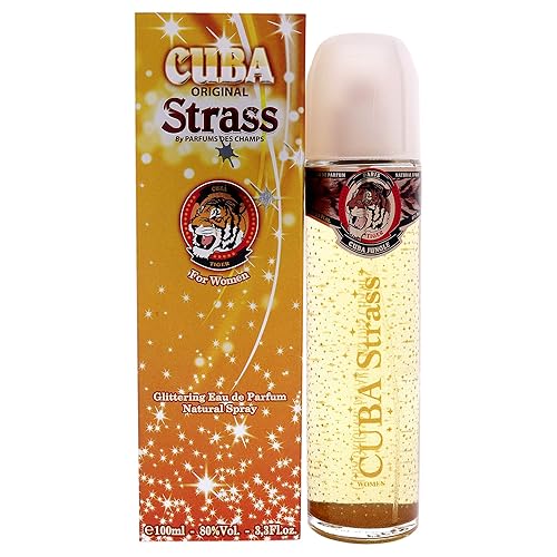 Cuba Strass Tiger By Fragluxe Eau De Parfum Spray 3.4 Oz For Women - Floral Fragrance