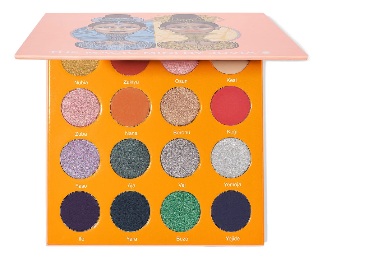 Juvia's Place The Magic Mini Palette - 16 Bold Shades for Professional Eye Makeup