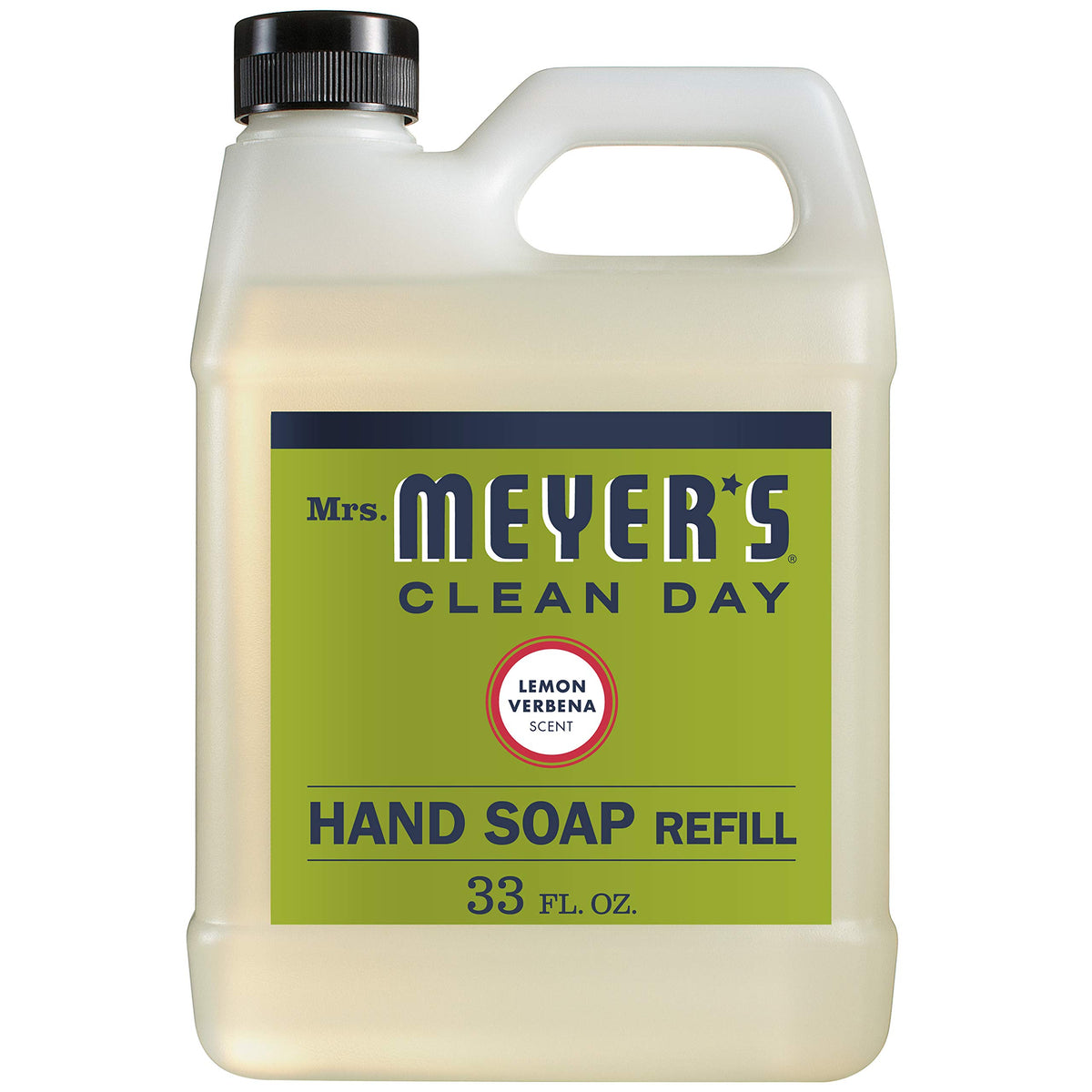 Mrs. Meyer'S Lemon Verbena Liquid Hand Soap Refill, 33 Fl Oz - Eco-Friendly Clean Day