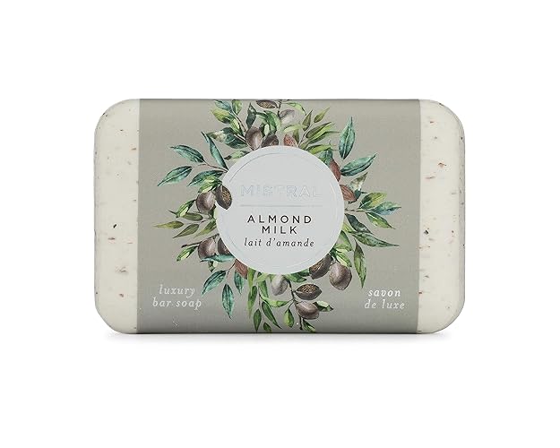 Mistral Classic Organic Bar Soap - Almond Milk, 2 Pack, 7 Ounces, Eco-Friendly