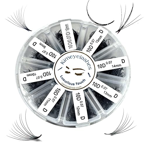 Generic 1000 Premade Volume Fans 9-16Mm, C/D Curl, 5D, 0.07, Mink