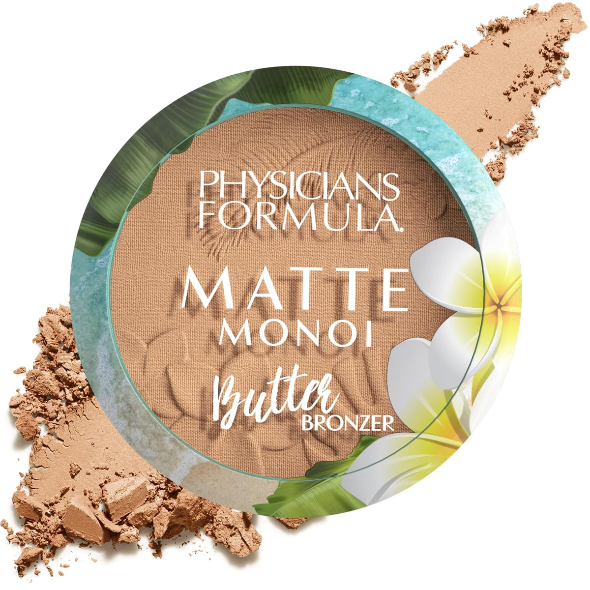 Physicians Formula Matte Monoi Butter Bronzer - Light Bronzer, 1 Oz Dermatologist Tested Makeup