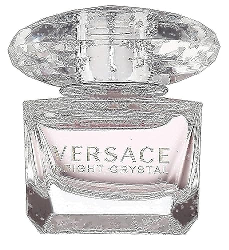 Versace Women's Bright Crystal Mini Eau de Toilette, 0.17 Fl Oz - Fresh Floral Fragrance for Women