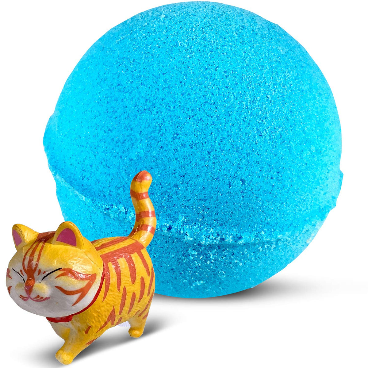 Relaxcation Kids Bath Bomb With Surprise Toy - Natural, Cotton Candy Scent - Gift For Boys/Girls