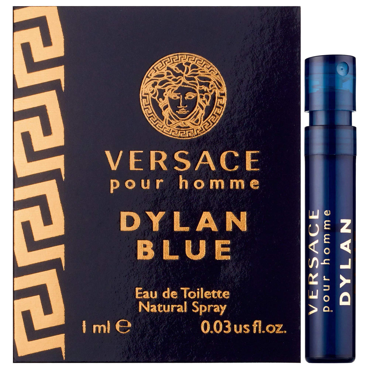 Versace Pour Homme Dylan Blue 1Ml Eau De Toilette Travel Spray - Men'S Fragrance