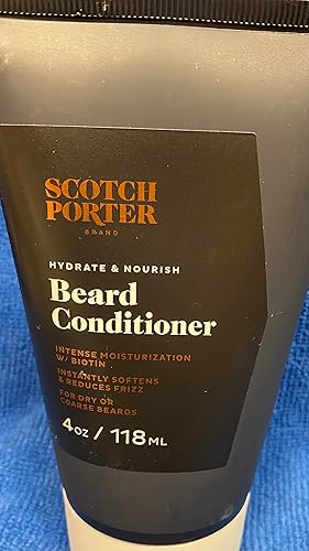 Scotch Porter Hydrate & Nourish Beard Conditioner - Warm Spice & Powdery Musk, 4 Oz