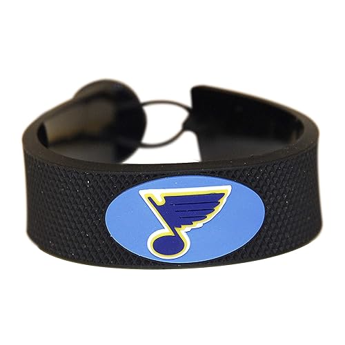 Gamewear Nhl St. Louis Blues Classic Leather Hockey Bracelet - One Size