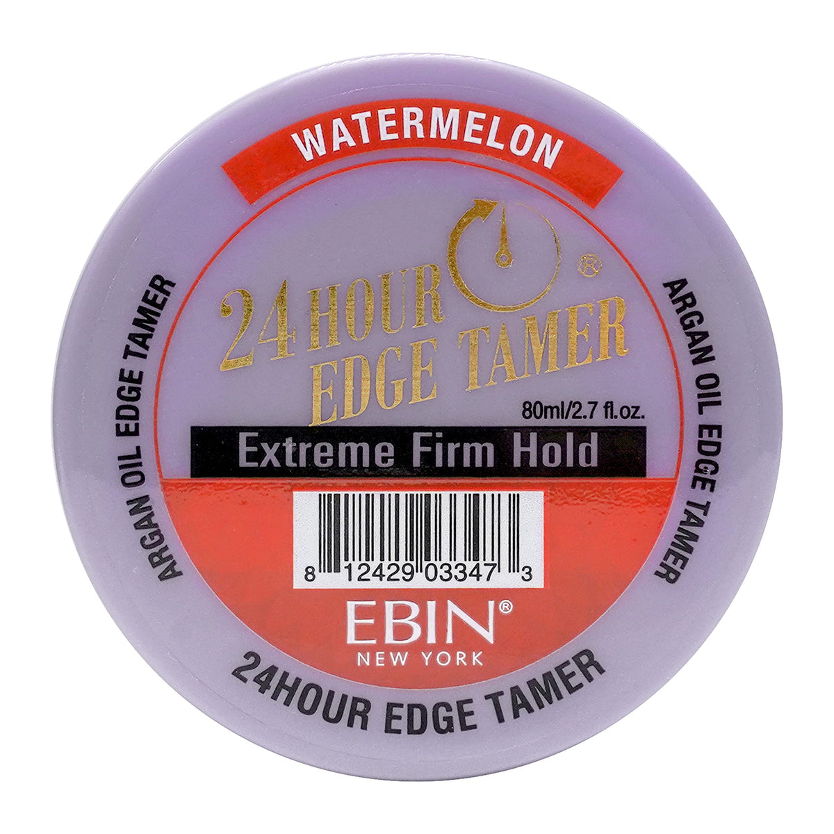 EBIN NEW YORK 24 Hour Edge Tamer Refresh, Watermelon, 2.7oz - Hair Edge Control Gel