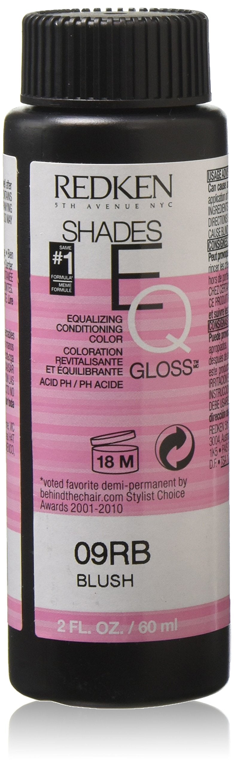 REDKEN Shades EQ gloss for Women Hair color Blush  2 Fl Oz