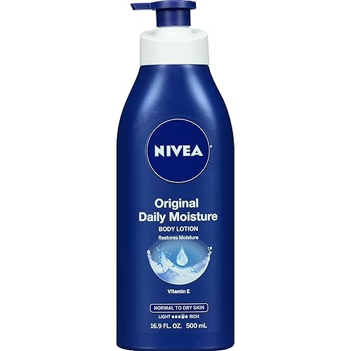 Nivea Original Daily Moisture Body Lotion, 16.9 Fl Oz - Hydrating Skin Care By Beiersdorf