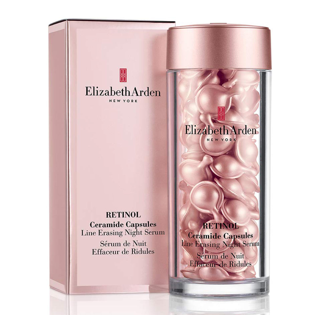 Elizabeth Arden Retinol Ceramide Capsules Night Serum, Anti-Aging, 60 Count, All Skin Types