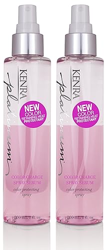 Kenra Platinum Color Charge Spray Serum - Color Protecting, Thermal Protection, 8 Fl Oz (Pack of 2)