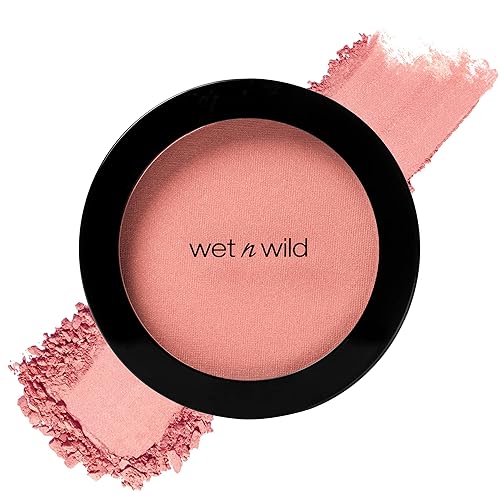 Wet N Wild Color Icon Blush - Effortless Matte Glow, Jojoba Infused, Cruelty-Free, Nudist Society