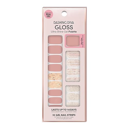 Dashing Diva Gloss Ultra Shine Gel Palette, 32 Count - After Glow Nail Art Collection