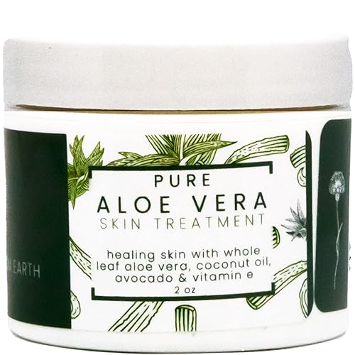 Made from Earth Aloe Vera Treatment with Organic Coconut & Olive Oil, 2 oz - Vitamin E Enriched