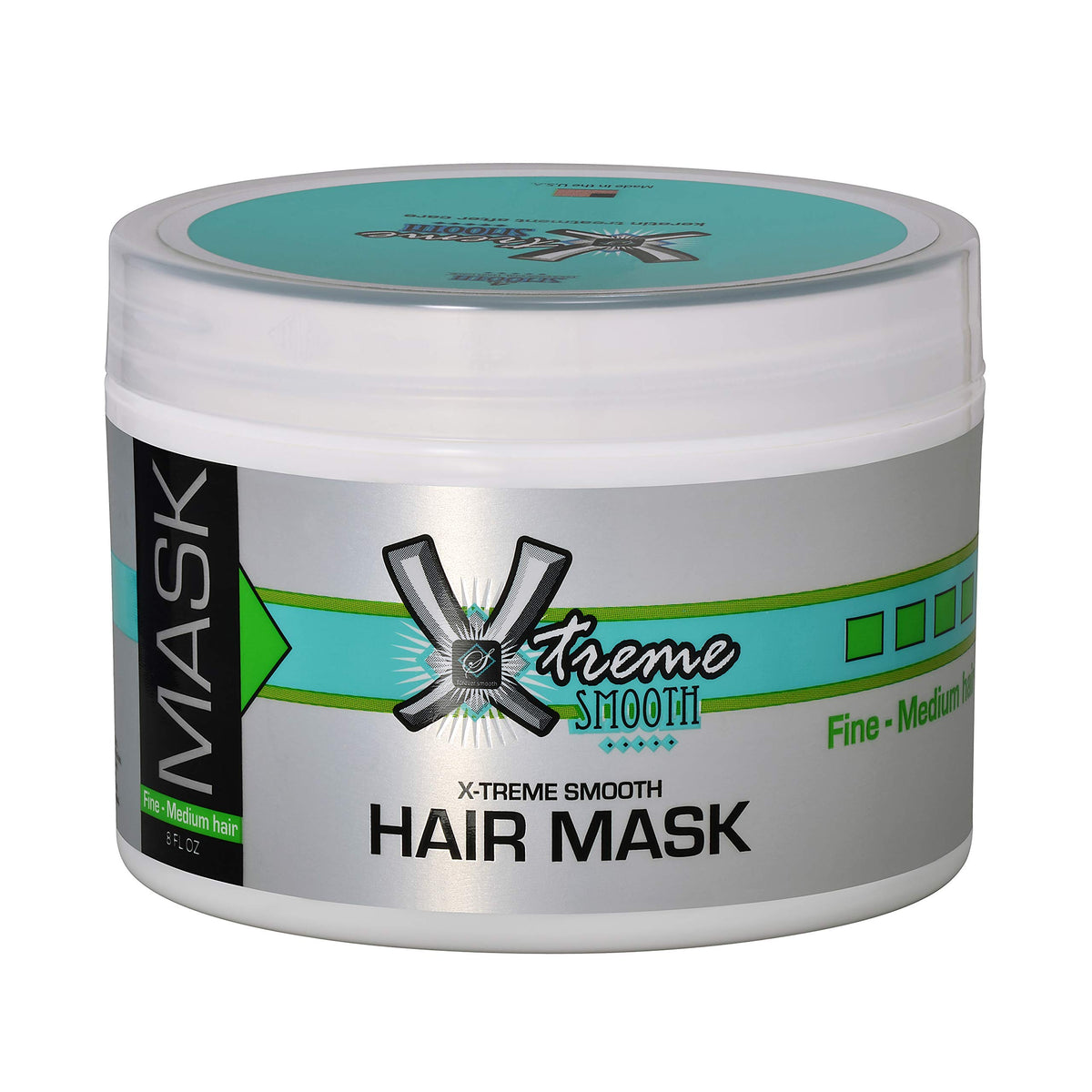 Forever Smooth X-treme Hair Mask for Fine Hair, 8oz - Deep Conditioning Treatment