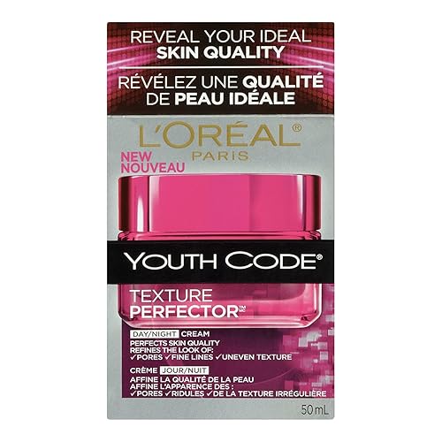 L'Oreal Paris Youth Code Texture Perfector Day/Night Cream, 1.7 Fl Oz, Pink