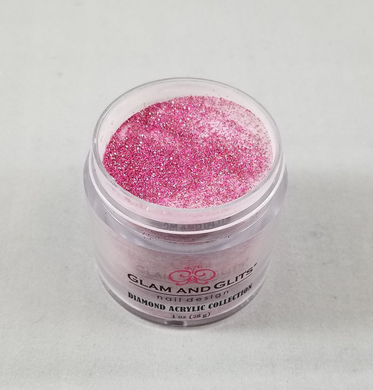 Glam And Glits Pink Pumps Acrylic Powder 1 Oz - Professional Nail Art Supplies