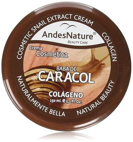 Andes Nature Snail Extract Cream 5.12 Oz - Hydrating Moisturizer For Radiant Skin