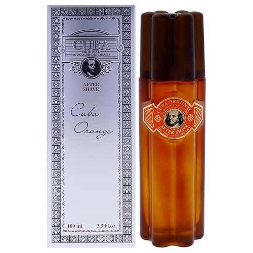 Cuba Orange After Shave For Men, 3.4 Oz - Refreshing Cranberry Scent