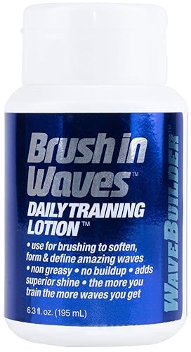 Wavebuilder Brush In Waves Daily Training Lotion, 6.3 Fl Oz - Hair Styling & Moisturizing