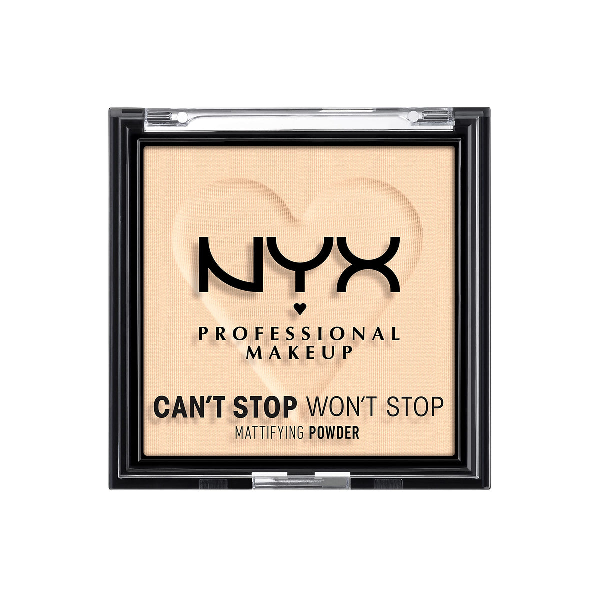 NYX PROFESSIONAL MAKEUP Can't Stop Won't Stop Mattifying Pressed Powder, Fair - 1 Count