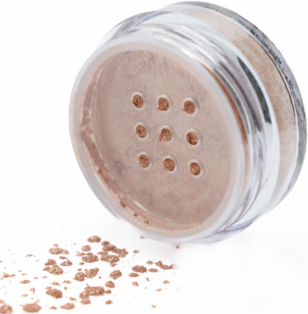 Pure Ziva Champagne Loose Powder Eyeshadow - Vegan, Talc Free, 0.05 Oz, Bronze Nude Beige