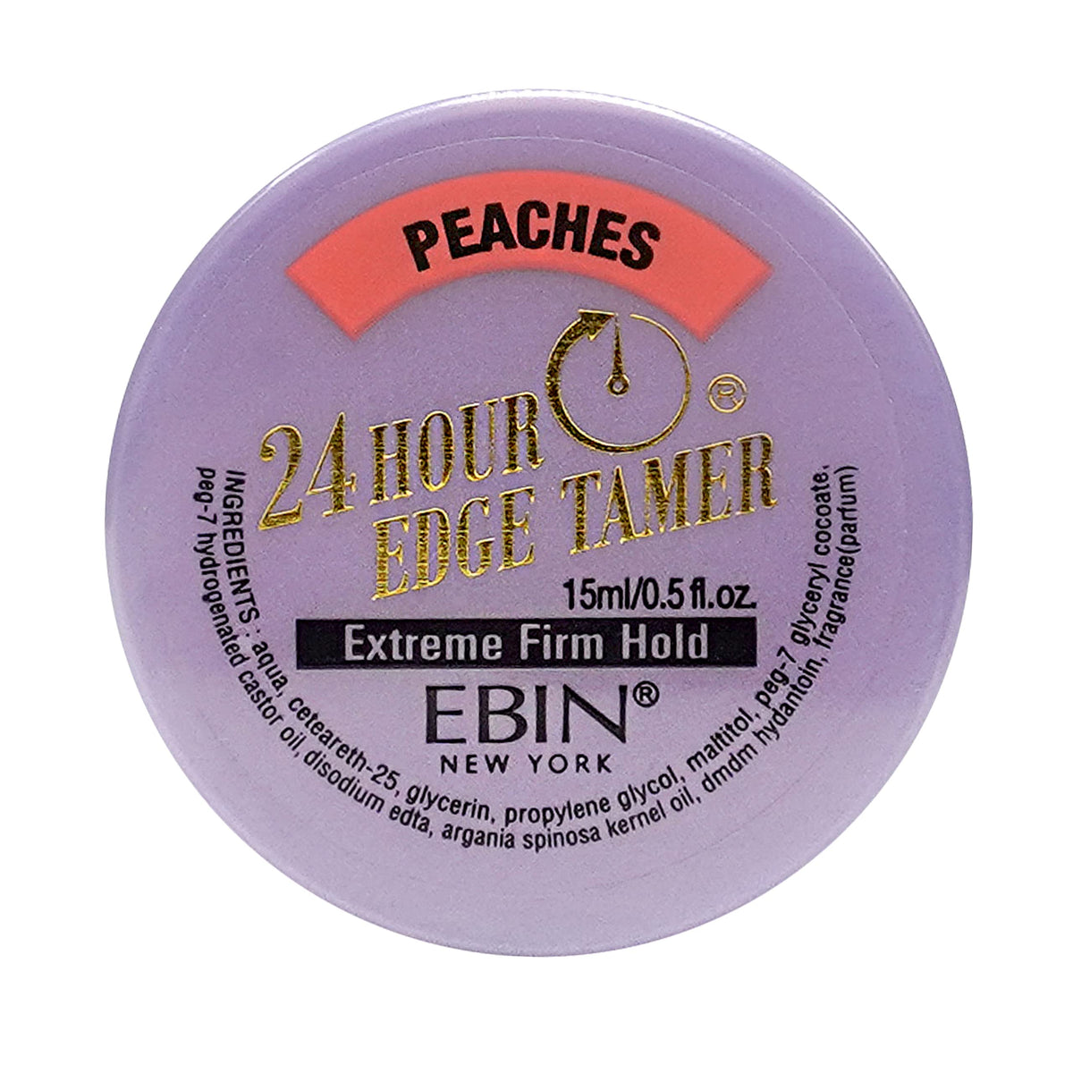 EBIN NEW YORK 24 Hour Edge Tamer Refresh - Peaches, 0.5oz Hair Styling Gel