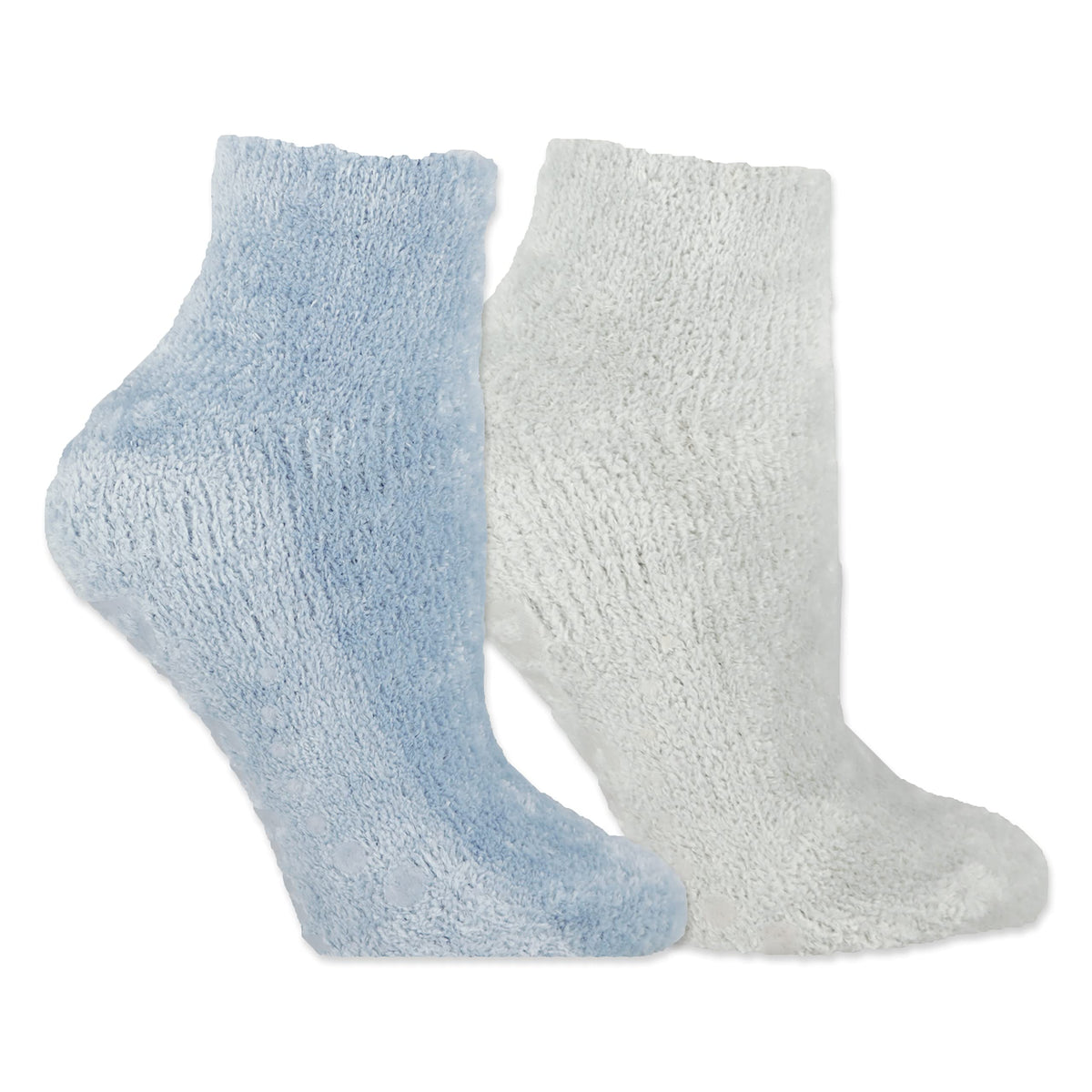 Dr. Scholl'S Women'S Low Cut Spa Socks - Lavender & Vitamin E, Blue/Gray, 4-10 Us, 2