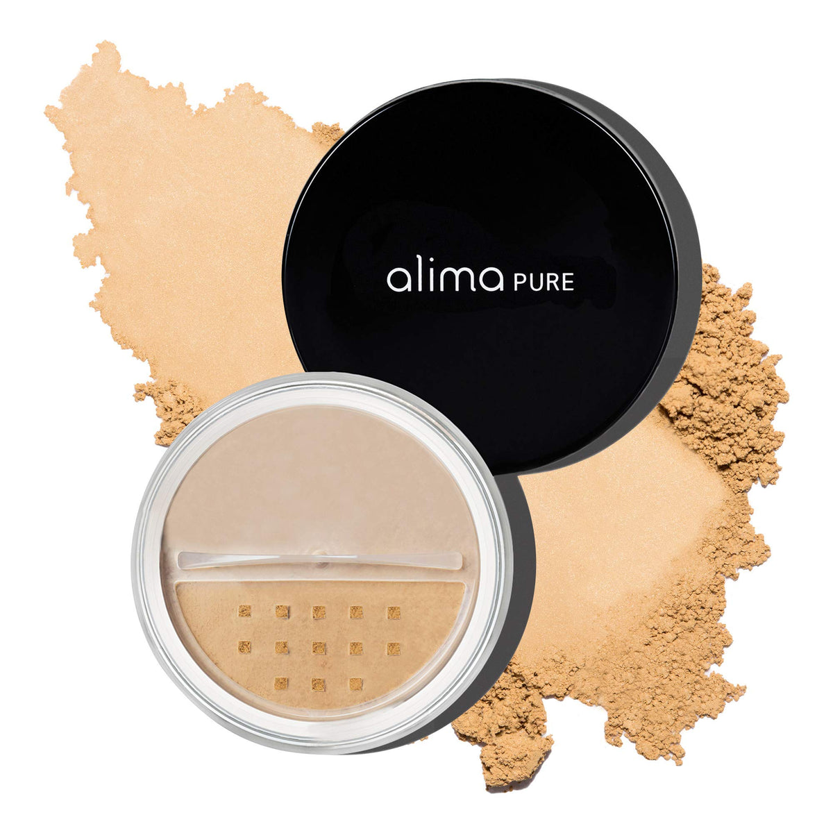 Alima Pure Matte Foundation Loose Powder, Oil-Free, Talc-Free, Beige 5, 0.16 Oz