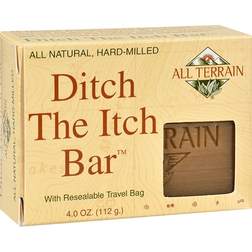 All Terrain Ditch The Itch Bar - 4 Oz, Pack Of 4 - Soothing Relief For Itchy Skin