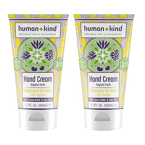 Human+Kind Tropical Fresh Hand-Elbow-Feet Cream, 1.7 Oz - Unisex, Pack Of 2