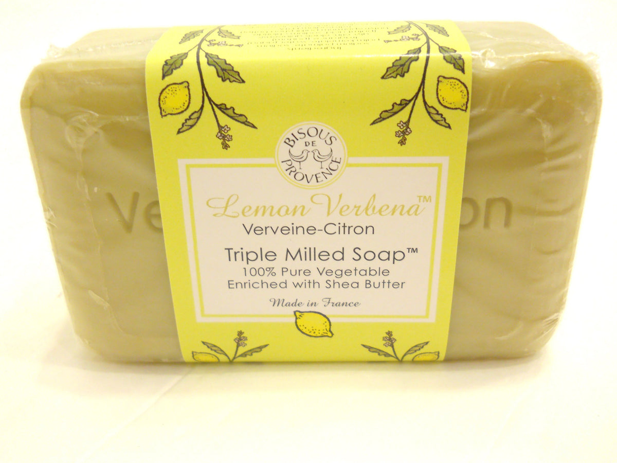 Lemon Verbena Triple Milled Soap - 7Oz By Bisous D'Provence - Luxurious Moisturizing Bar