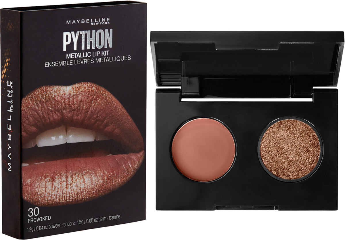 Maybelline Lip Studio Python Metallic Lip Kit, Provoked - 0.09 Oz, 1 Count