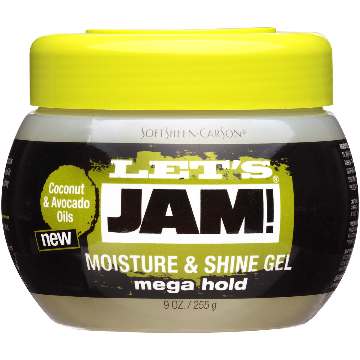 Softsheen-Carson Let'S Jam! Mega Hold Shining Gel With Coconut & Avocado Oil, 9 Oz