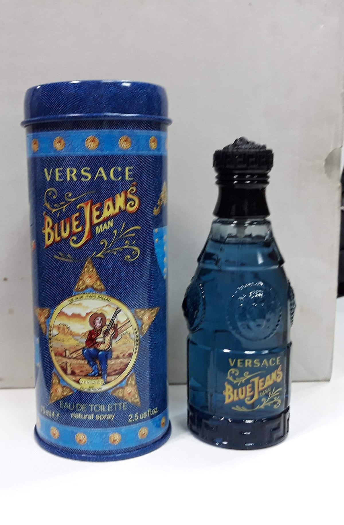 Versace Versus Blue Jeans Man Eau De Toilette Spray 2.5 Oz - New Packaging