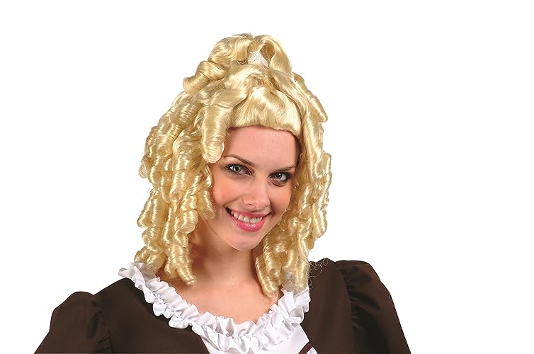 Rg Costumes Colonial Lady Wig - Blonde One Size Quality Historical Costume Accessory