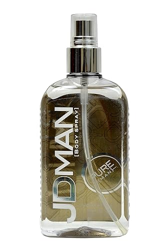 Jacqui & David Pure Man Body Spray, 8 Oz - Long-Lasting Freshness For Men