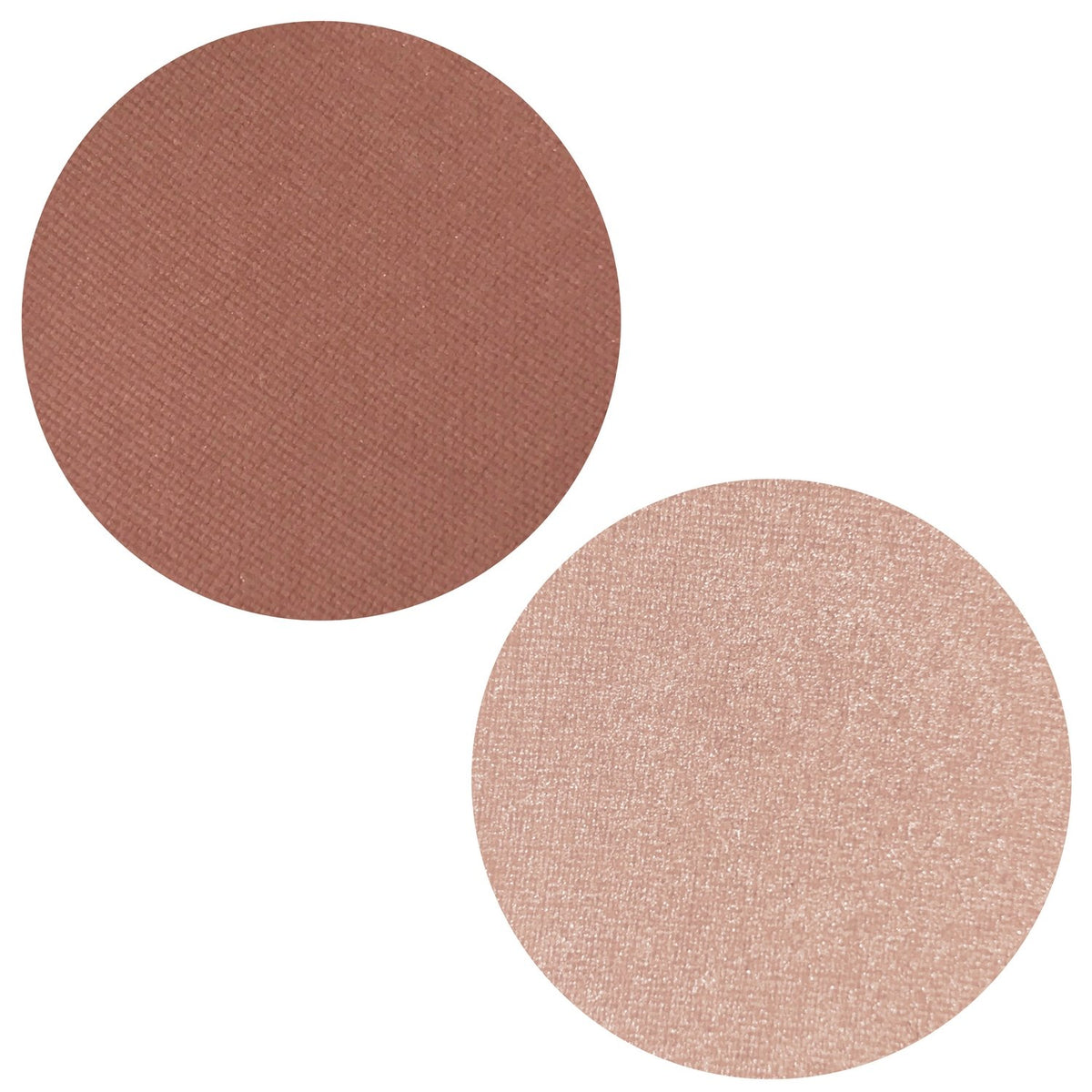 Beauty Junkees Powder Blush Highlighter Duo Palette - Russet Rose, Matte Blusher & Pink Highlight