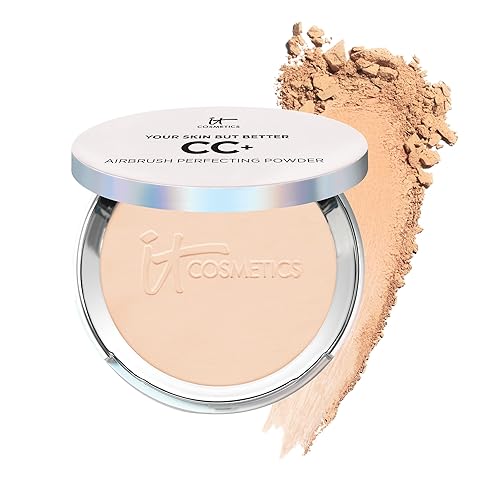 It Cosmetics Cc+ Airbrush Powder Foundation - Full Coverage, Hydrating, Light - 0.33 Oz