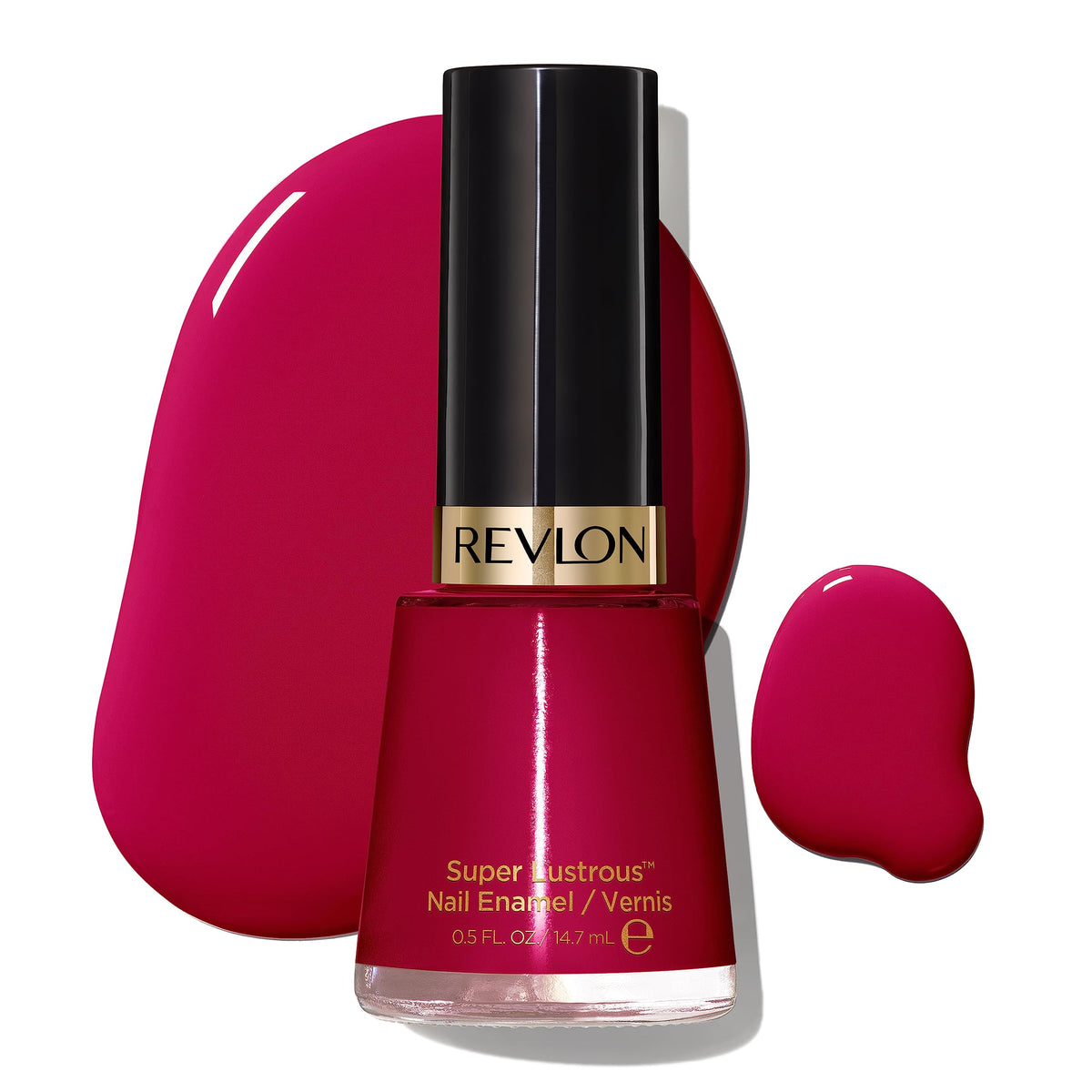 Revlon Super Lustrous Nail Polish, Chip Resistant, High Shine, 730 Valentine Red, 0.5 Fl Oz