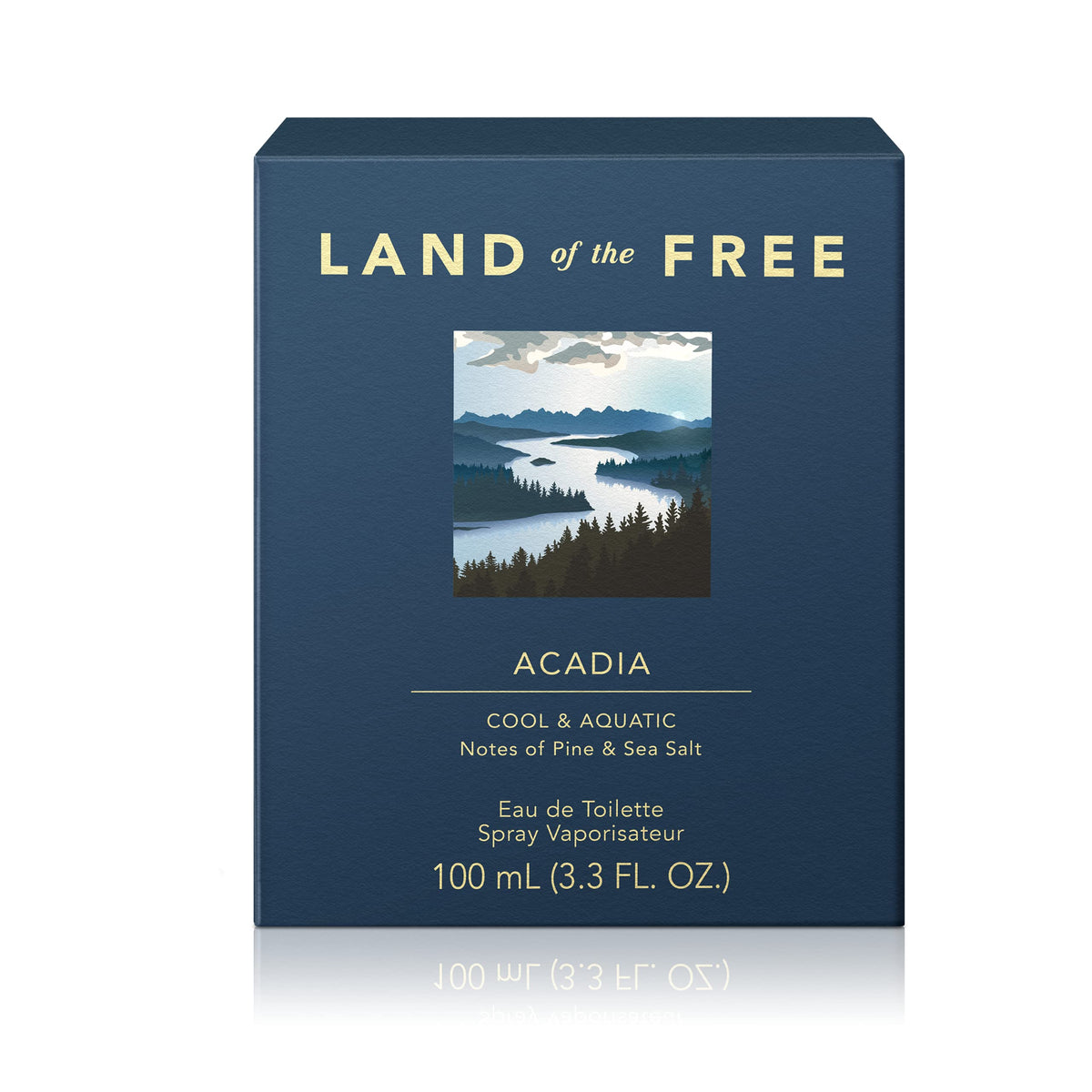 Fqqf Land Of The Free Acadia Eau De Toilette Spray, 3.3 Fl Oz - Fresh Fragrance For Men