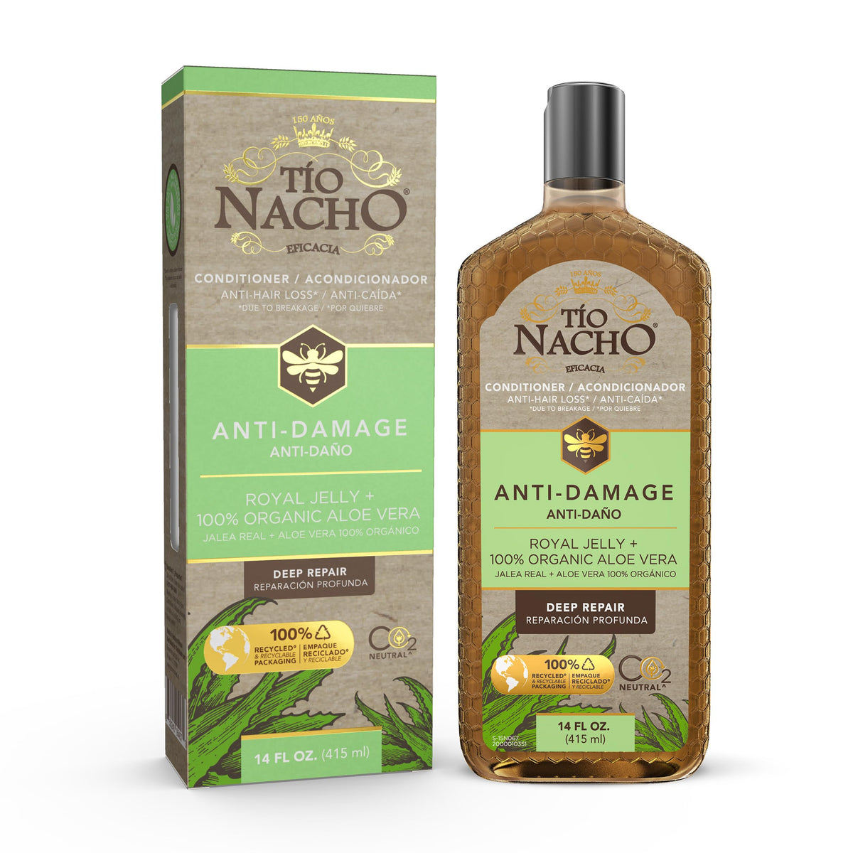 Tio Nacho Aloe Vera Deep Repair Conditioner, 14 Fl Oz - Nourishing Hair Care Solution